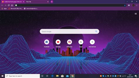 my new google chrome theme! : r/outrun