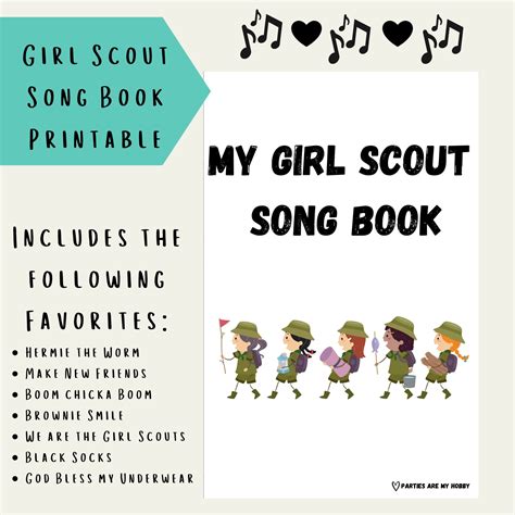 GIRL SCOUT Song Book Brownie, Daisy, Junior Girl Scout Songs - Etsy UK