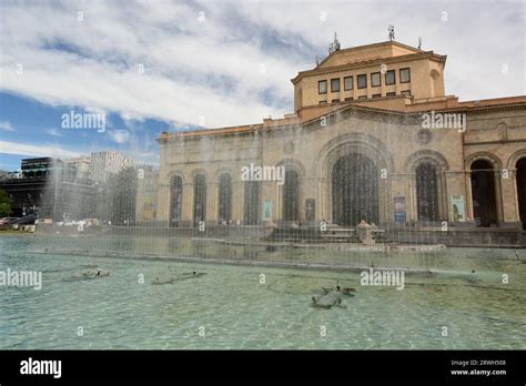 The History museum of Armenia. Republic square. Erevan. Armenia Stock ...