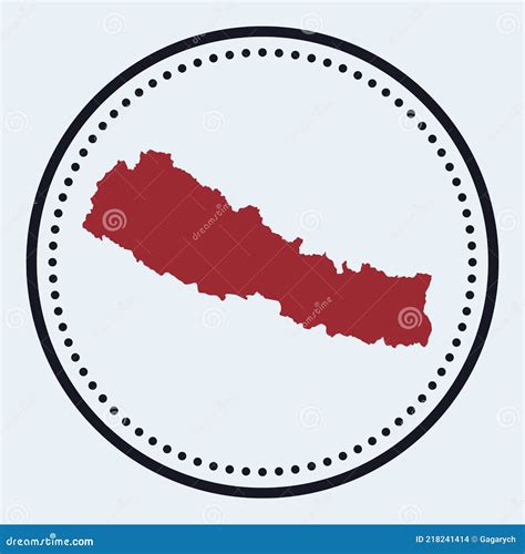 Nepal Map, Stylish Location Icon With Nepal Map And Flag Vector ...