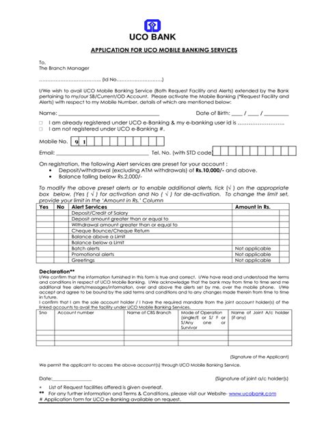 Uco Bank Atm Form - Fill Online, Printable, Fillable, Blank | pdfFiller