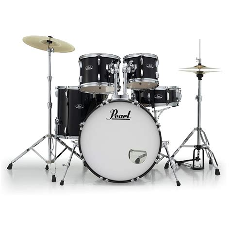 Pearl RS525SBC/C Roadshow 5 Piece Drum Set (Black) - JB Music