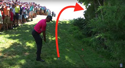 How Tiger Woods hit one of the most unbelievable recovery shots of his ...