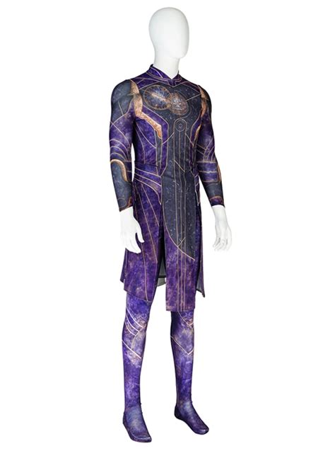 Movie Eternals Kingo Battle Suit Halloween Cosplay Costume Full Set ...