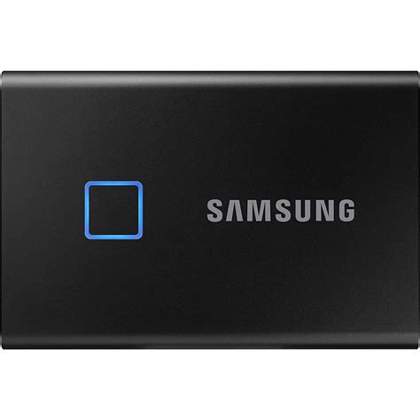 SAMSUNG T7 Touch Portable SSD 1TB - Up to 1050MB/s - USB 3.2 External ...