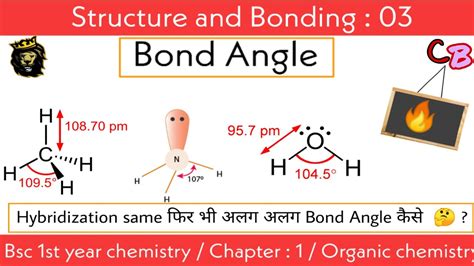 Bond Angle Chart Chemistry