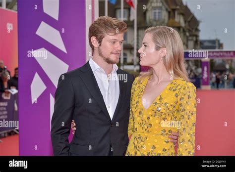 Lucas Till and girlfriend attending the screening of Son Of South during the 47th Deauville ...