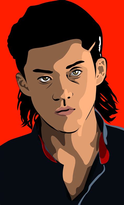 Vector Portrait of Shun Ogure by maddaluther on DeviantArt