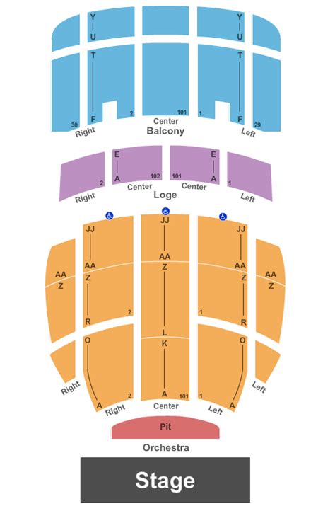 Stanley Theatre Seating Chart