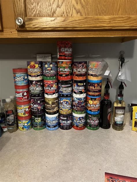 My collection this far : r/GFUEL