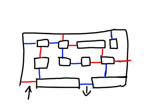 [Blue and red maze puzzle] In this puzzle you have to go blue after ...