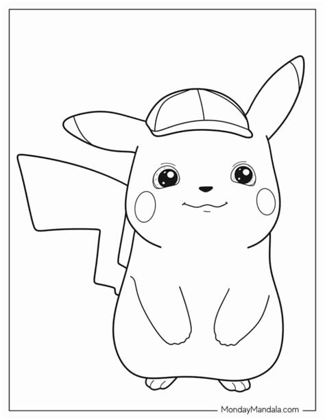 Pikachu Pokemon Coloring Pages