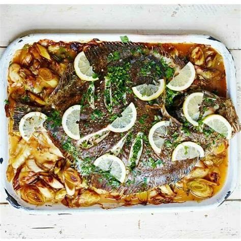 Baked Whole Turbot - Luxury on a Plate - Grandads Cookbook