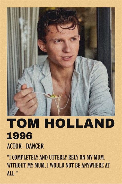 Tom Holland By scarlettbullivant | Tom holland, Movie posters minimalist, Lyric poster