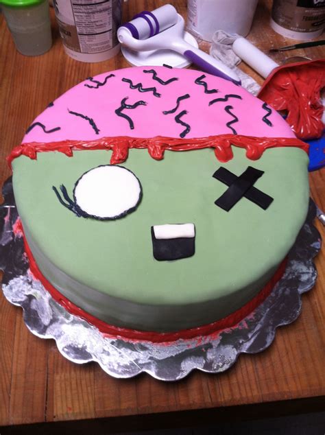 Zombie Cake | Cake, Zombie cake, Birthday cake