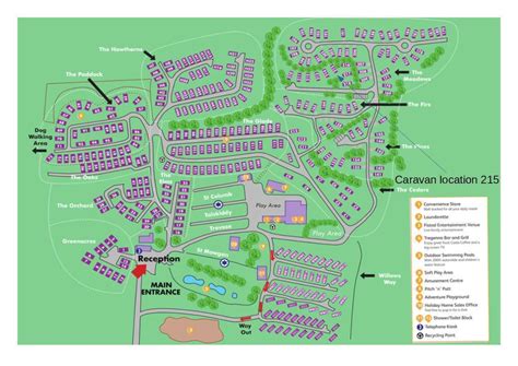 Newquay Holiday Park Map