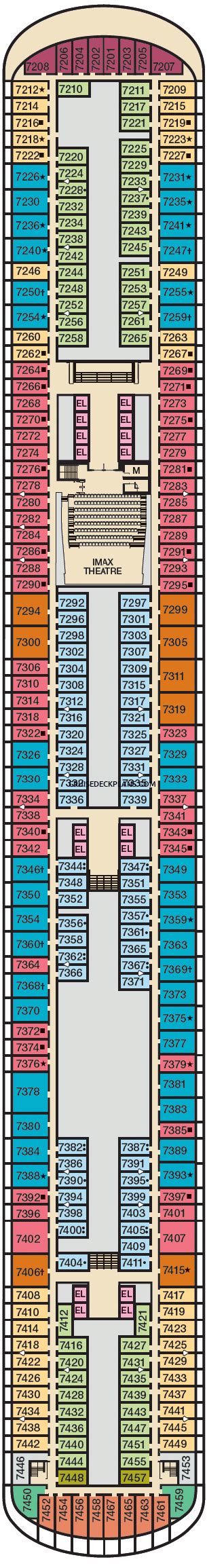 Carnival Vista Deck 7 Floor Plan | Floor Roma