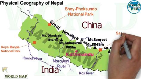 Physical Geography of Nepal / Nepal Map 2022 / Nepal Geographic Facts ...