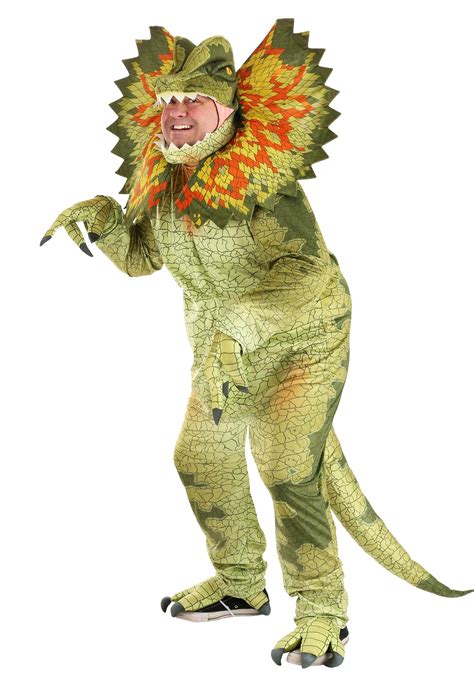 Adult Plus Size Dilophosaurus Costume