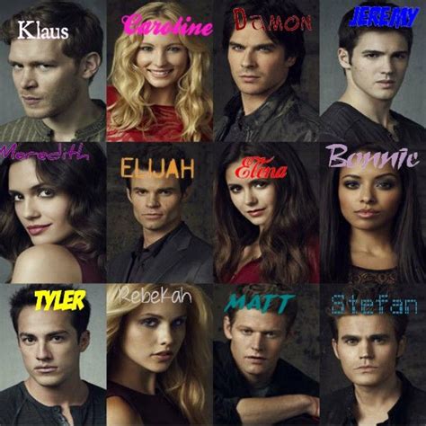 Vampire Diaries personnages C'est moi qui l'ai fait | Vampire diaries seasons, Vampire diaries ...