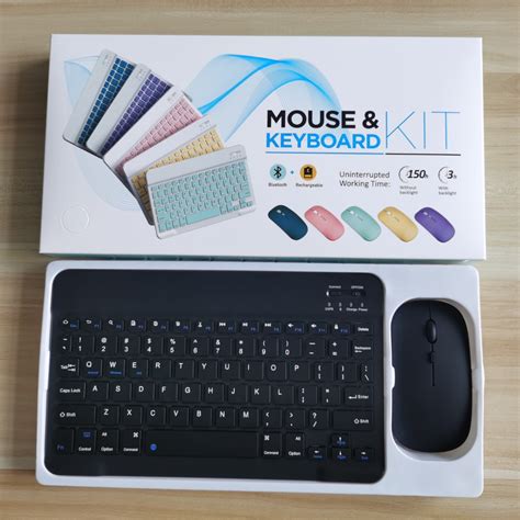 Rechargeable Bluetooth Keyboard & Mouse KIT Wireless