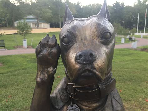 Sgt. Stubby Enshrined in Veterans Memorial Park in Middletown - Connecticut in World War 1