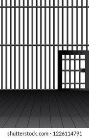 Prison Cell Bars Stock Vector (Royalty Free) 1226114791 | Shutterstock