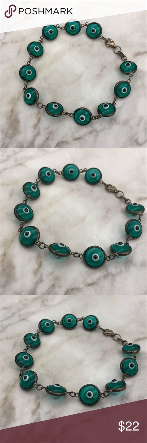 Green evil eye bracelet Green Evil eye bracelet; ~6.5” length Jewelry Bracelets | Evil eye ...