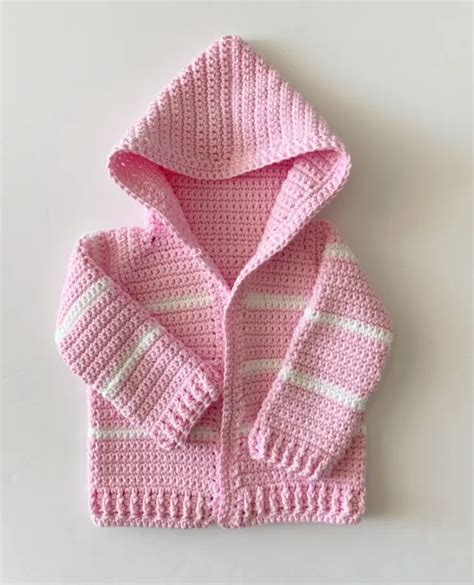 15 Free Crochet Baby Sweaters and Cardigans Patterns - Sarah Maker