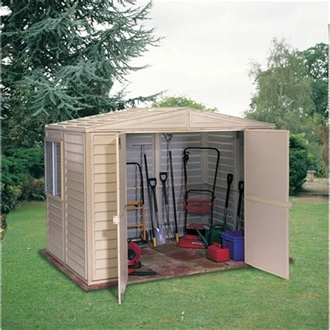 8 x 6 Deluxe Plastic PVC Shed