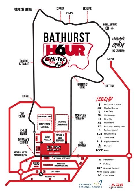 Track Map - Bathurst 6 Hour