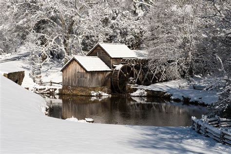 Mabry Mill in Snow | WP3 Photography