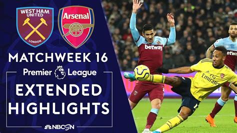 West Ham United v. Arsenal | PREMIER LEAGUE HIGHLIGHTS | 12/09/19 | NBC Sports - YouTube