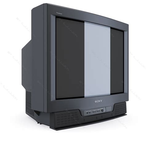 colour tv sony trinitron 3d model