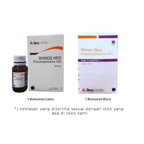 Rhinos Neo Drops 10 ml - Kegunaan, Efek Samping, Dosis dan Aturan Pakai ...