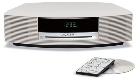 Bose Wave Music System III with Analog Am / FM Radio, CD Player and Alarm Clock (Platinum White ...