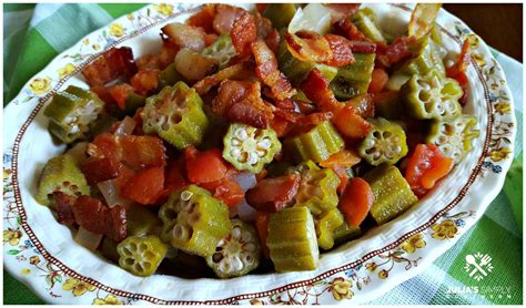 Southern Stewed Okra & Tomatoes | Recipe | Okra and tomatoes, Okra recipes, Beef cube steak recipes