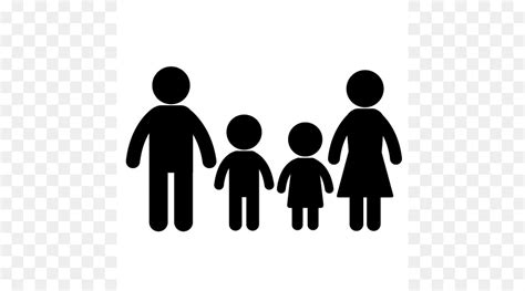 Free Silhouette Family Of 5, Download Free Silhouette Family Of 5 png images, Free ClipArts on ...