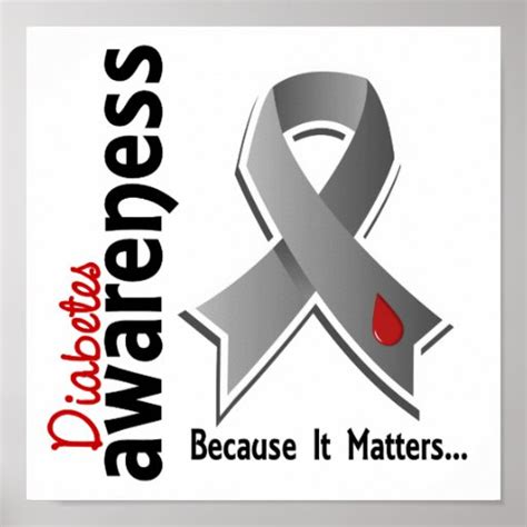 Diabetes Awareness 5 Poster | Zazzle