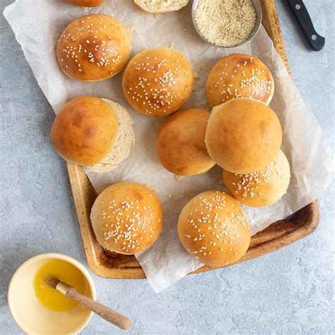 40-Minute Hamburger Buns Recipe | Taste of Home