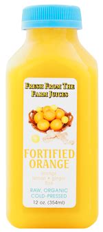 Fortified Orange – Fresh From the Farm Juices