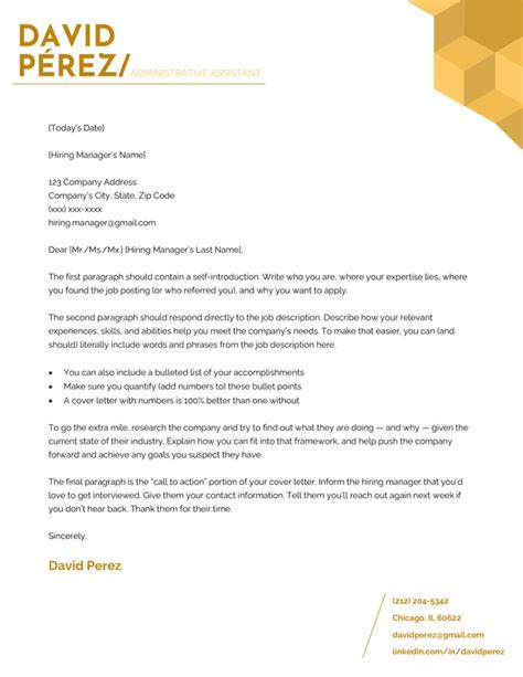 Professional Cover Letter Templates: Free for Word and G Docs