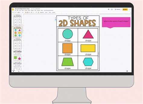 2D and 3D Shape Anchor Charts — Chalkboard Chatterbox