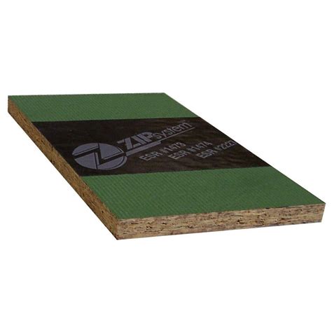 Huber 7/16 In. 4 Ft. x 8 Ft. Huber Zip OSB Wall Sheathing-777198 - The ...