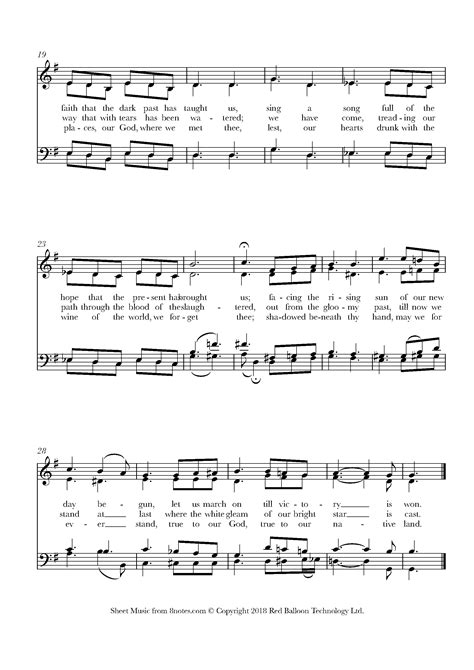 Johnson, J. Rosamond - Lift Every Voice and Sing Sheet music for Choir ...