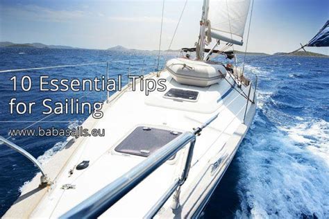 10 Essential Tips for Sailing - Babasails Yachting