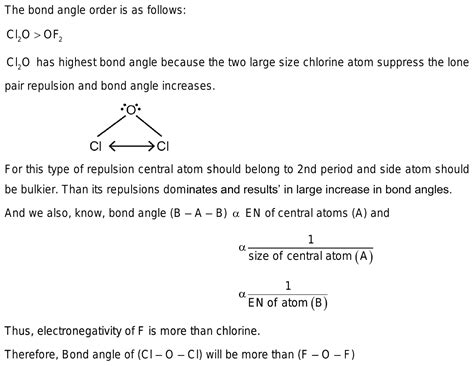 why bond angle of Cl_2O is greater than OF_2?