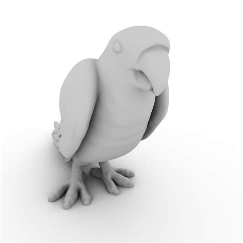 Parrot 3d printing model