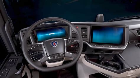 New SCANIA INTERIOR with Smart Dash! This is next level cabin! - YouTube