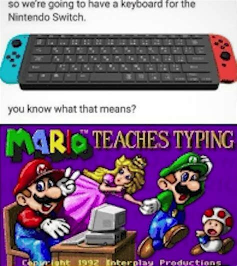 Mario Teaches Typing Memes | MemeFree